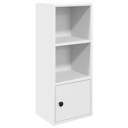 Libreria Bianca 31x24x77 cm in Legno Multistrato | homemem39