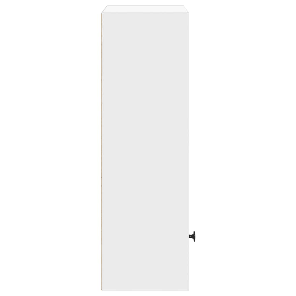 Libreria Bianca 31x24x77 cm in Legno Multistrato | homemem39