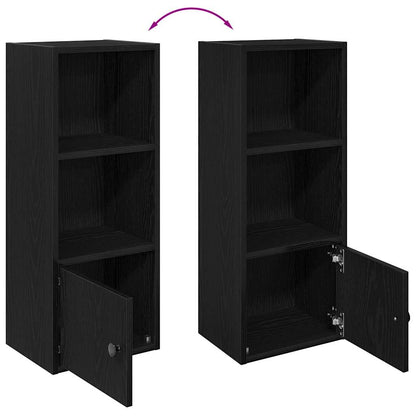 Libreria Rovere Nero 31x24x77 cm in Legno Multistrato | homemem39