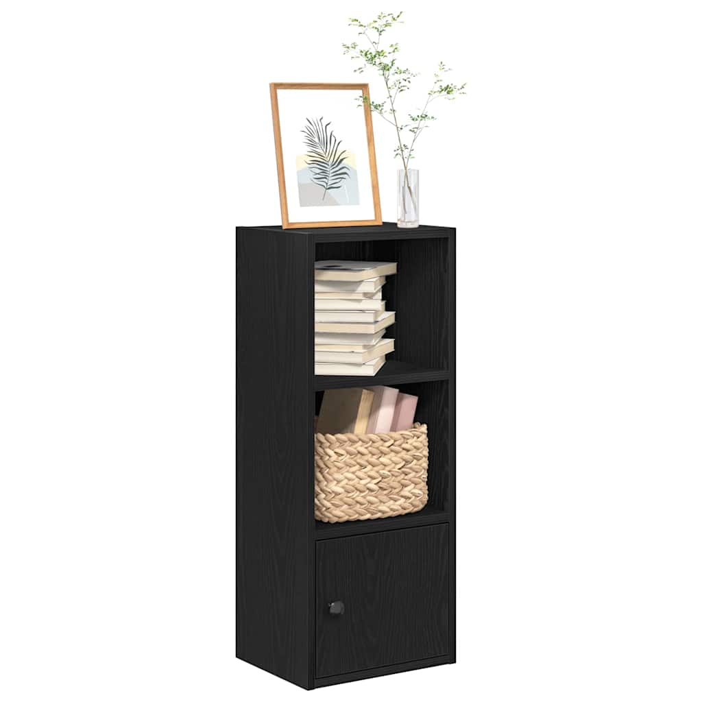Libreria Rovere Nero 31x24x77 cm in Legno Multistrato | homemem39