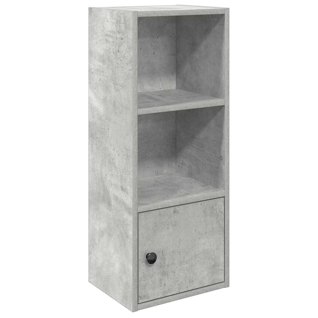 Libreria Grigio Cemento 31x24x77 cm in Legno Multistrato | homemem39