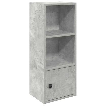 Libreria Grigio Cemento 31x24x77 cm in Legno Multistrato | homemem39