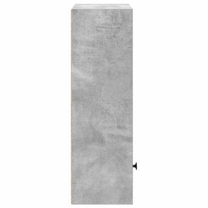 Libreria Grigio Cemento 31x24x77 cm in Legno Multistrato | homemem39