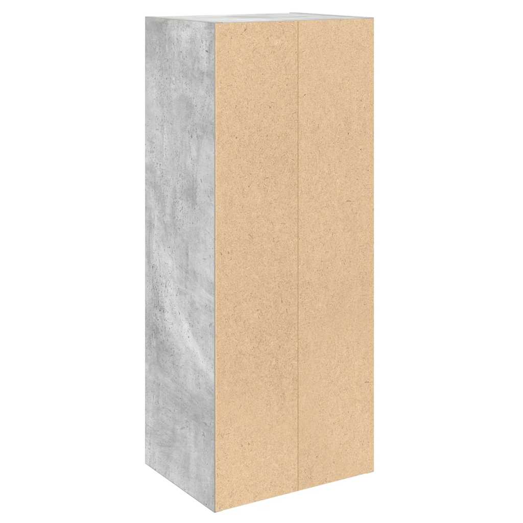 Libreria Grigio Cemento 31x24x77 cm in Legno Multistrato | homemem39