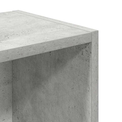 Libreria Grigio Cemento 31x24x77 cm in Legno Multistrato | homemem39