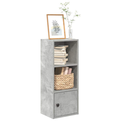 Libreria Grigio Cemento 31x24x77 cm in Legno Multistrato | homemem39