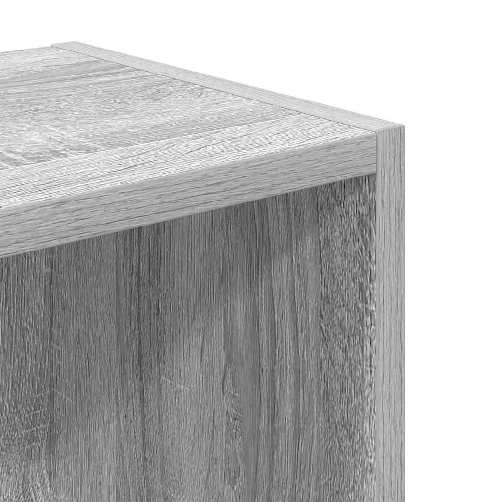 Libreria Grigio Sonoma 31x24x77 cm in Legno Multistrato | homemem39