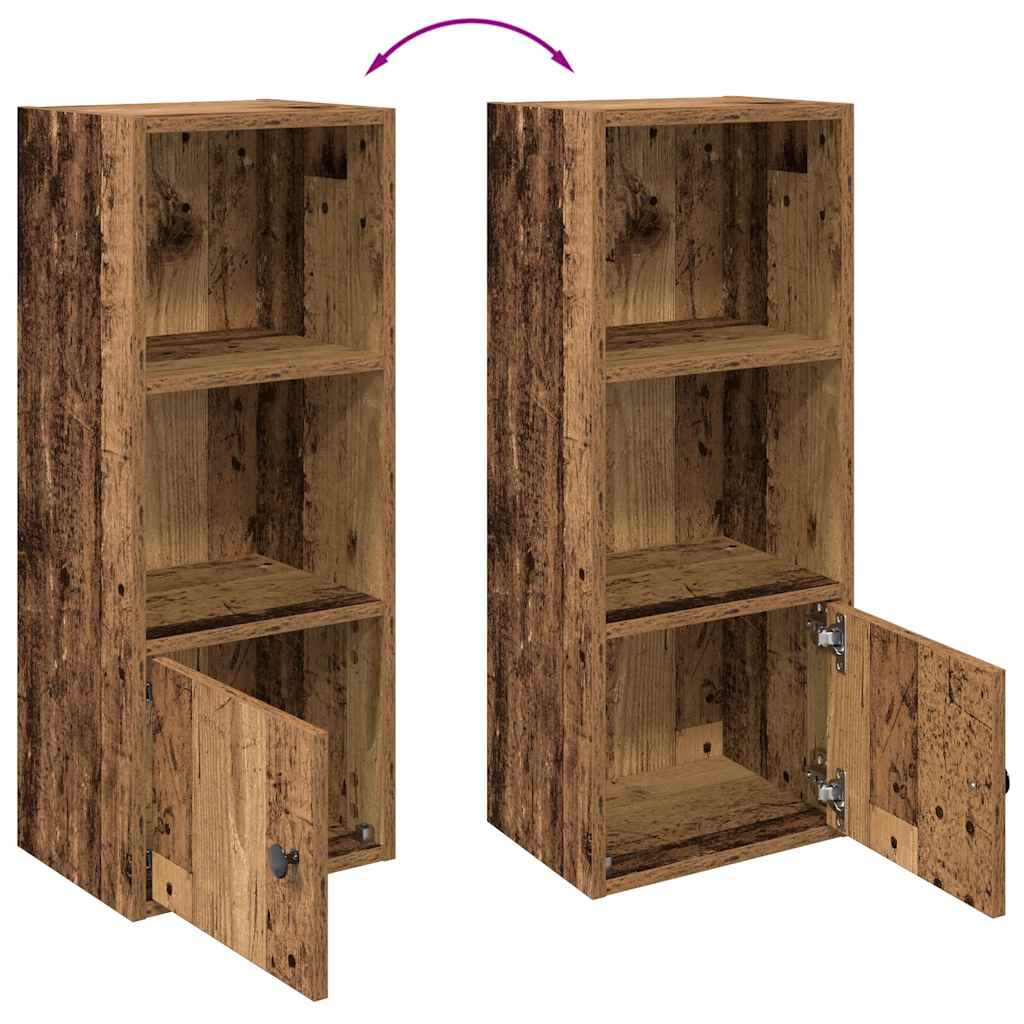 Libreria Legno Vecchio 31x24x77 cm in Legno Multistrato | homemem39