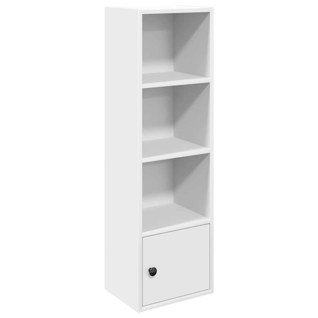 Libreria Bianca 31x24x102 cm in Legno Multistrato | homemem39
