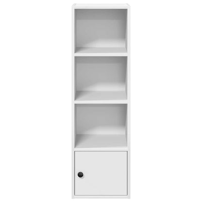 Libreria Bianca 31x24x102 cm in Legno Multistrato | homemem39