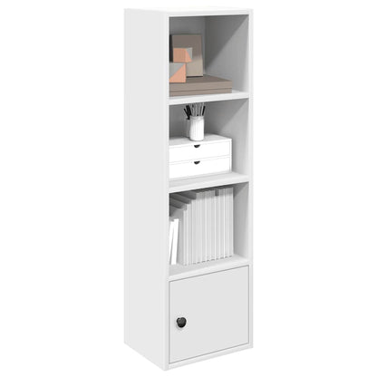 Libreria Bianca 31x24x102 cm in Legno Multistrato | homemem39