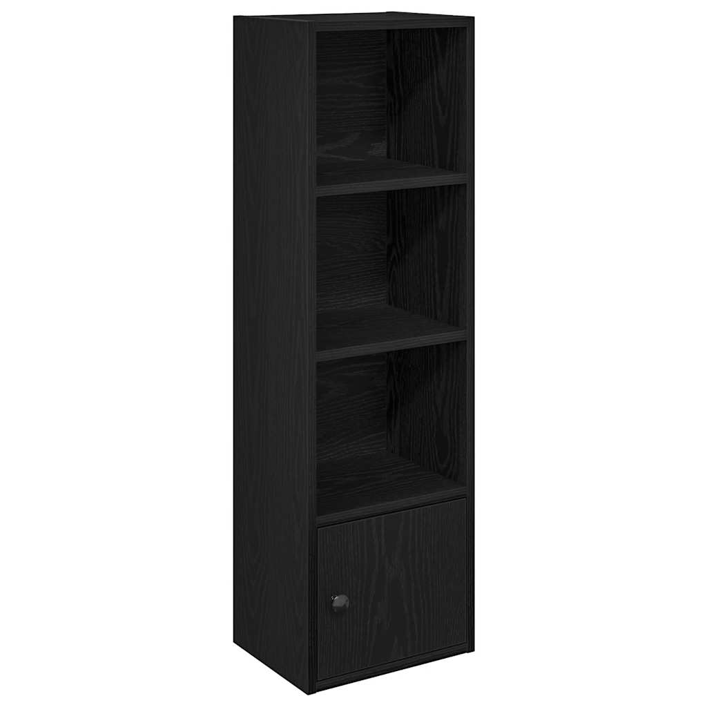 Libreria Rovere Nero 31x24x102 cm in Legno Multistrato
