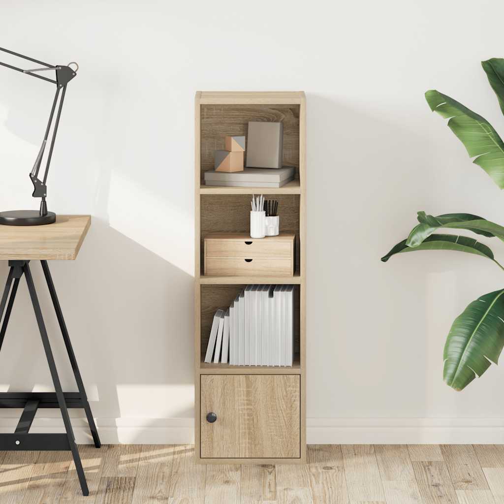 Libreria Rovere Sonoma 31x24x102 cm in Legno Multistrato | homemem39