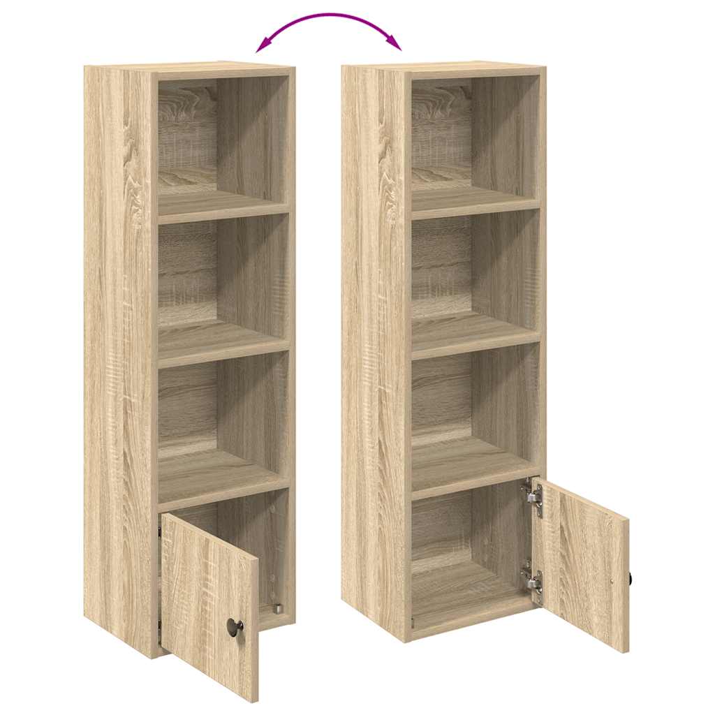Libreria Rovere Sonoma 31x24x102 cm in Legno Multistrato | homemem39