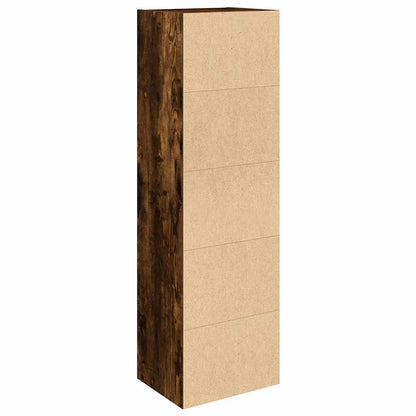 Libreria Rovere Fumo 31x24x102 cm in Legno Multistrato | homemem39
