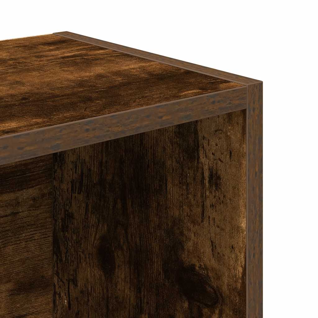Libreria Rovere Fumo 31x24x102 cm in Legno Multistrato | homemem39