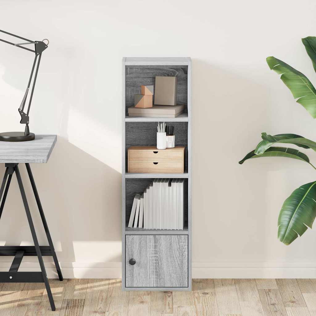 Libreria Grigio Sonoma 31x24x102 cm in Legno Multistrato | homemem39
