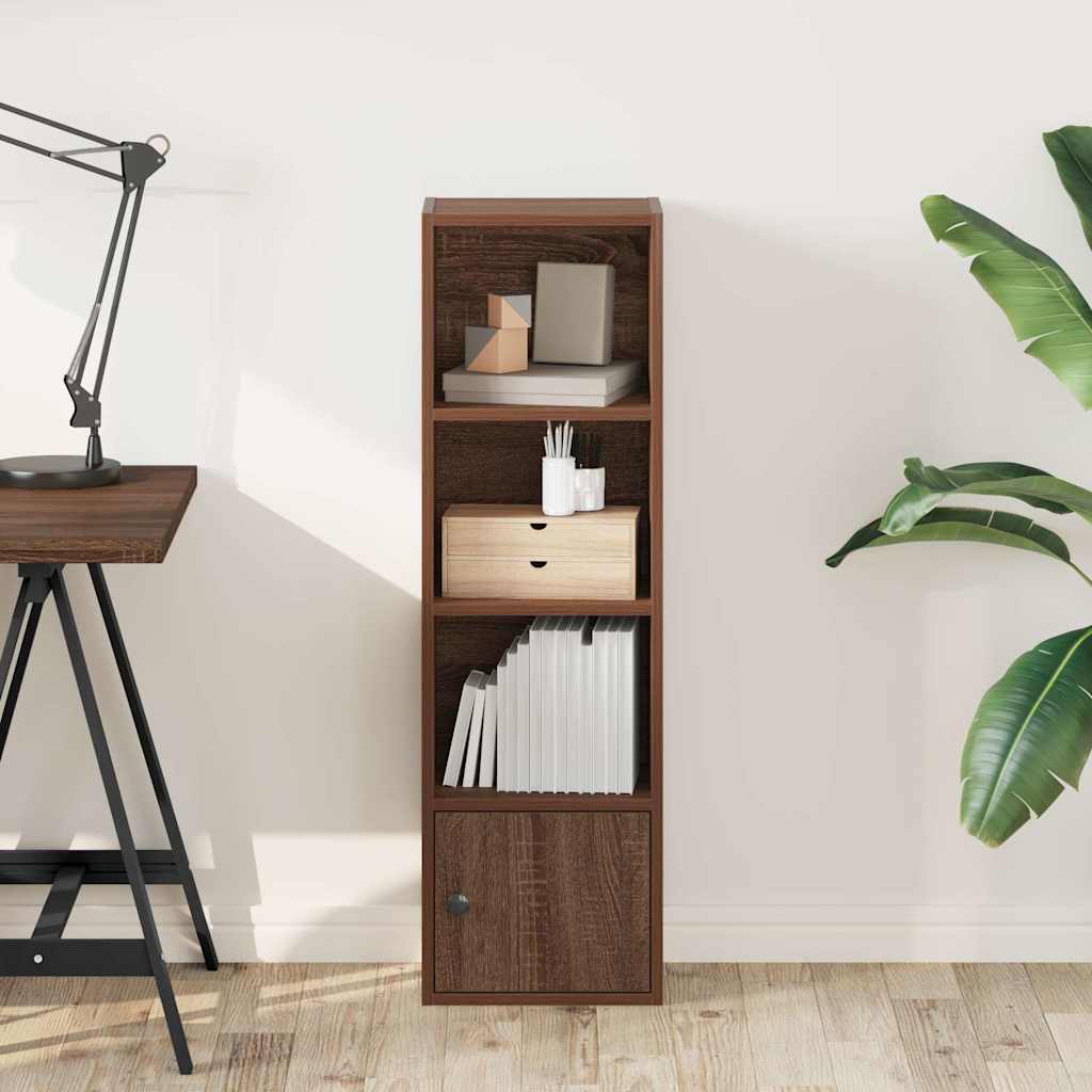 Libreria Rovere Marrone 31x24x102 cm in Legno Multistrato | homemem39