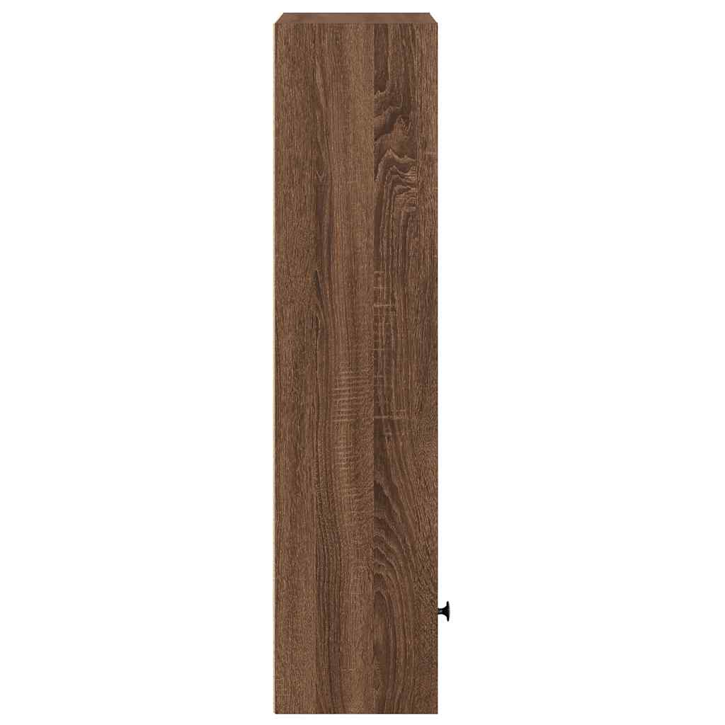 Libreria Rovere Marrone 31x24x102 cm in Legno Multistrato | homemem39
