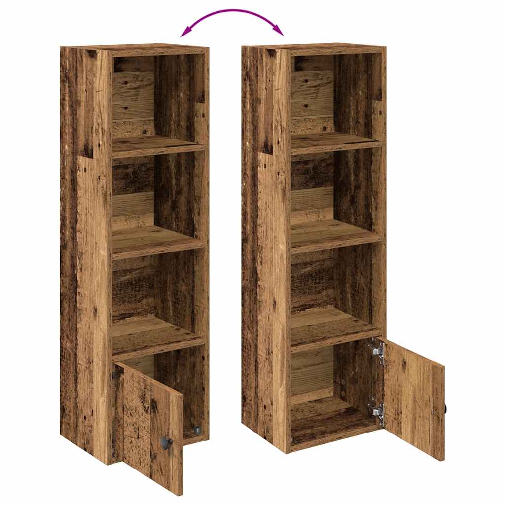 Libreria Legno Vecchio 31x24x102 cm in Legno Multistrato | homemem39