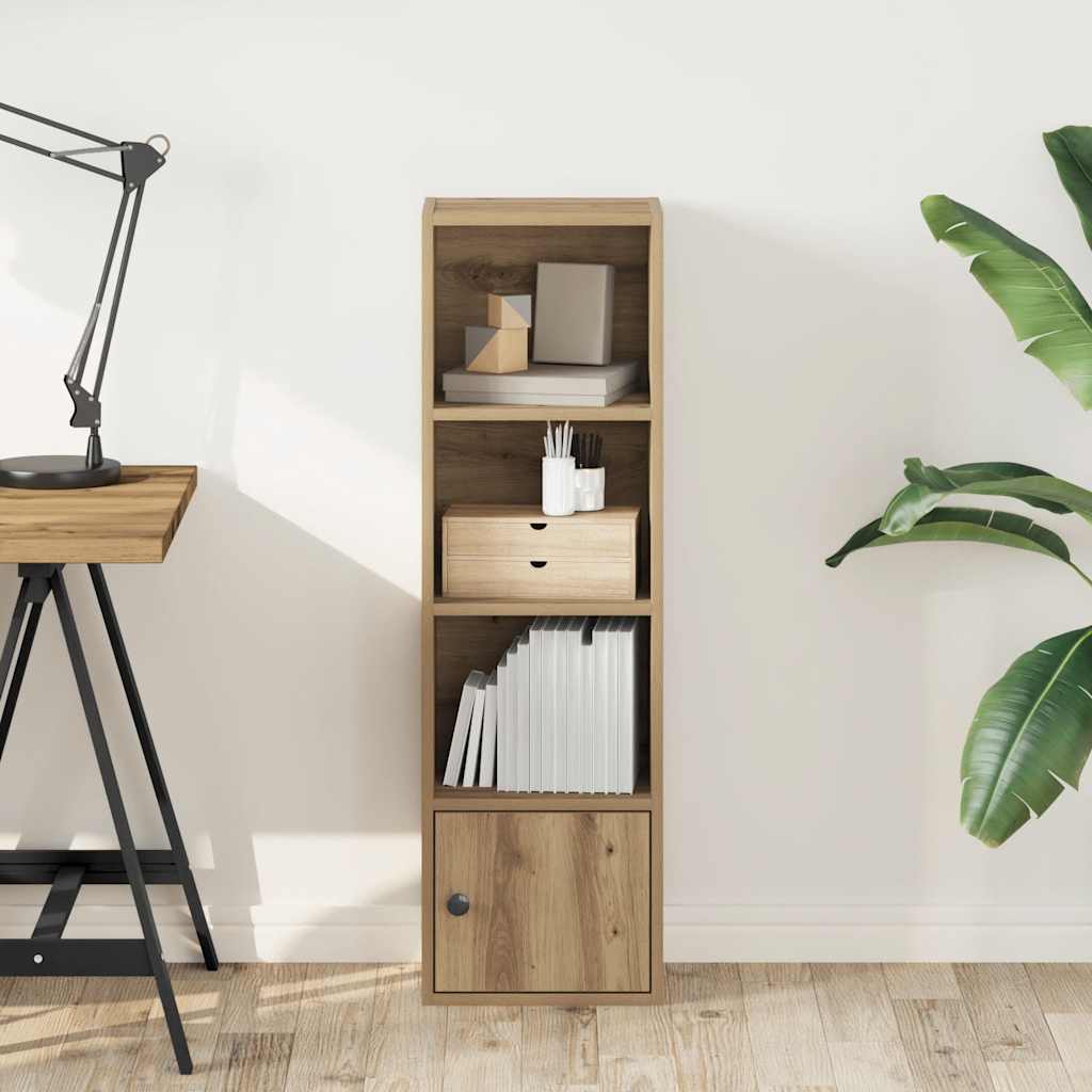 Libreria Rovere Artigianale 31x24x102 cm in Legno Multistrato | homemem39