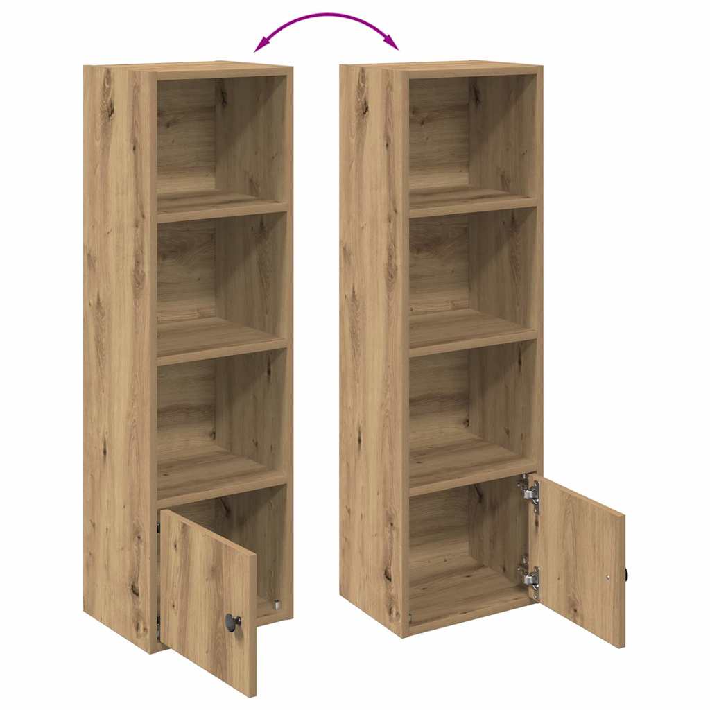 Libreria Rovere Artigianale 31x24x102 cm in Legno Multistrato | homemem39