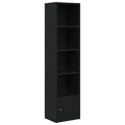 Libreria Rovere Nero 31x24x127 cm in Legno Multistrato | homemem39