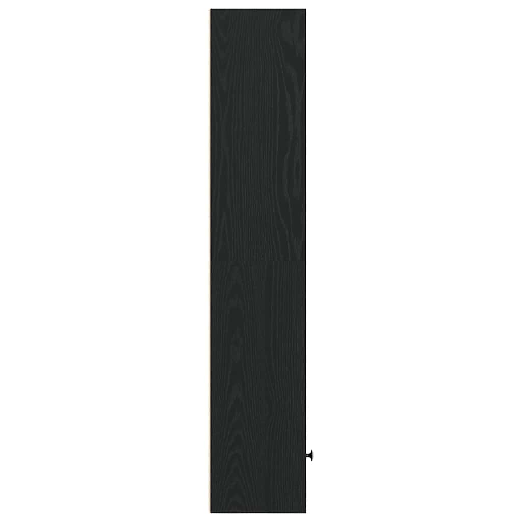 Libreria Rovere Nero 31x24x127 cm in Legno Multistrato | homemem39