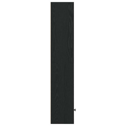 Libreria Rovere Nero 31x24x127 cm in Legno Multistrato | homemem39