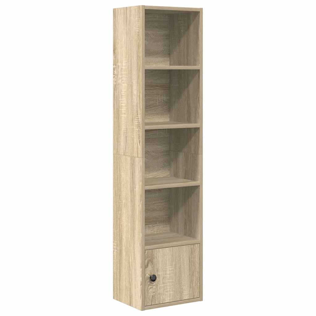 Libreria Rovere Sonoma 31x24x127 cm in Legno Multistrato | homemem39