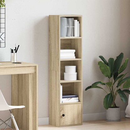 Libreria Rovere Sonoma 31x24x127 cm in Legno Multistrato | homemem39