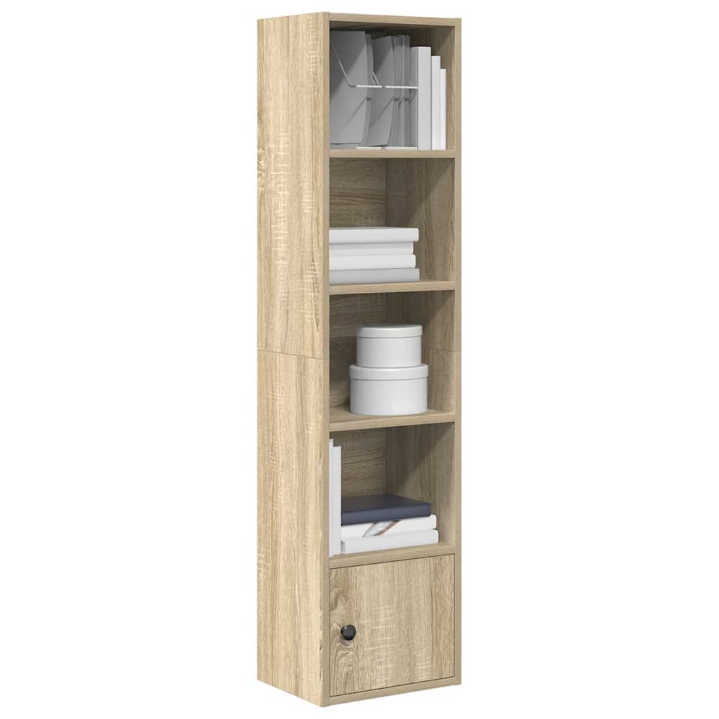 Libreria Rovere Sonoma 31x24x127 cm in Legno Multistrato | homemem39