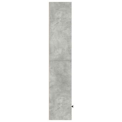 Libreria Grigio Cemento 31x24x127 cm in Legno Multistrato | homemem39