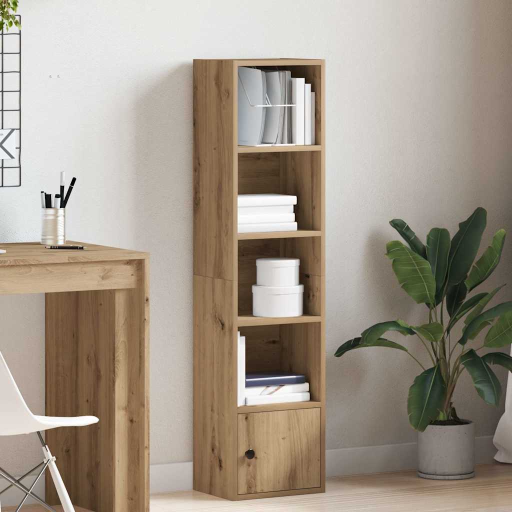 Libreria Rovere Artigianale 31x24x127 cm in Legno Multistrato | homemem39