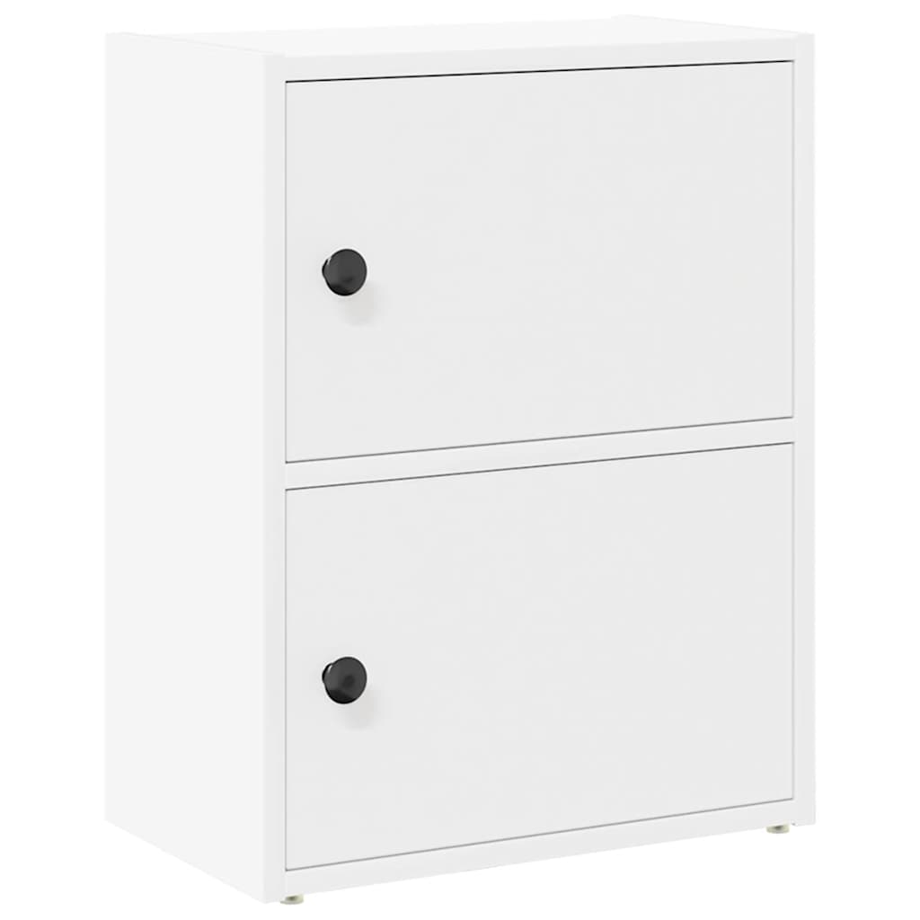 Libreria Bianca 40x24x52 cm in Legno Multistrato | homemem39