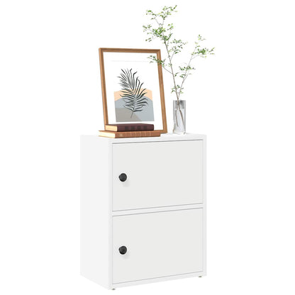 Libreria Bianca 40x24x52 cm in Legno Multistrato | homemem39
