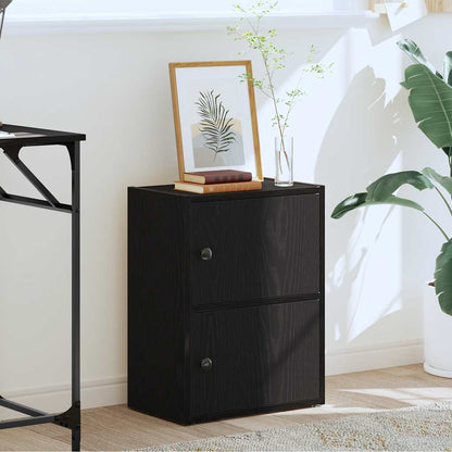 Libreria Rovere Nero 40x24x52 cm in Legno Multistrato | homemem39
