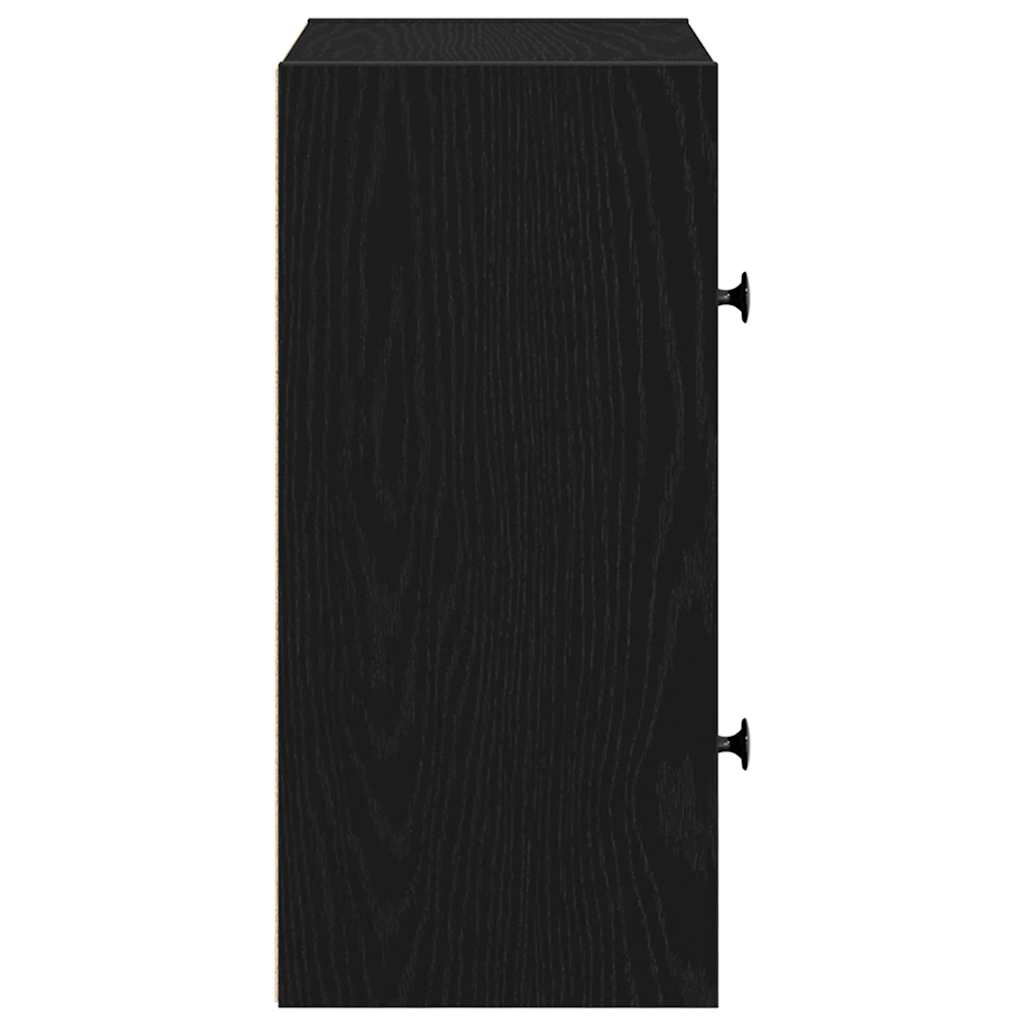 Libreria Rovere Nero 40x24x52 cm in Legno Multistrato | homemem39
