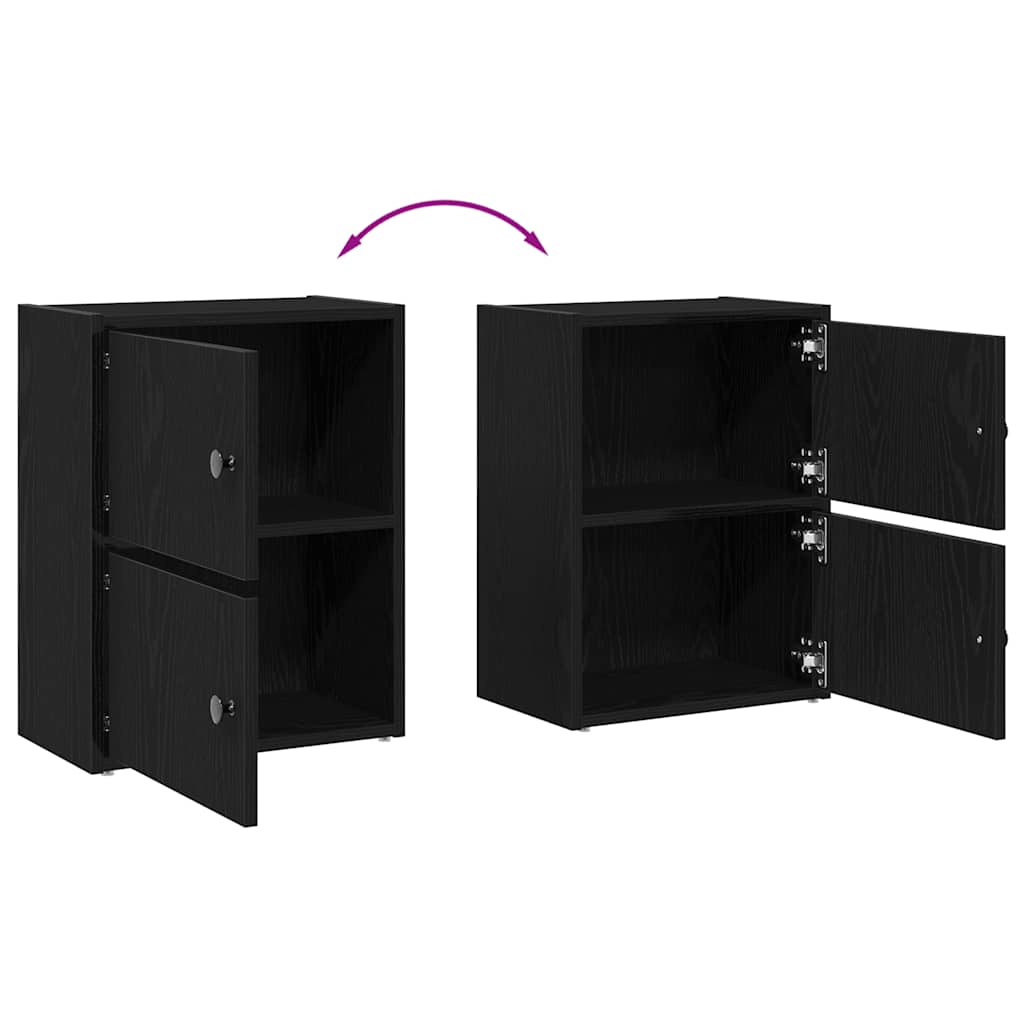 Libreria Rovere Nero 40x24x52 cm in Legno Multistrato | homemem39