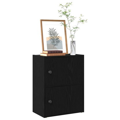 Libreria Rovere Nero 40x24x52 cm in Legno Multistrato | homemem39