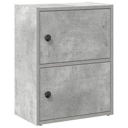 Libreria Grigio Cemento 40x24x52 cm in Legno Multistrato | homemem39