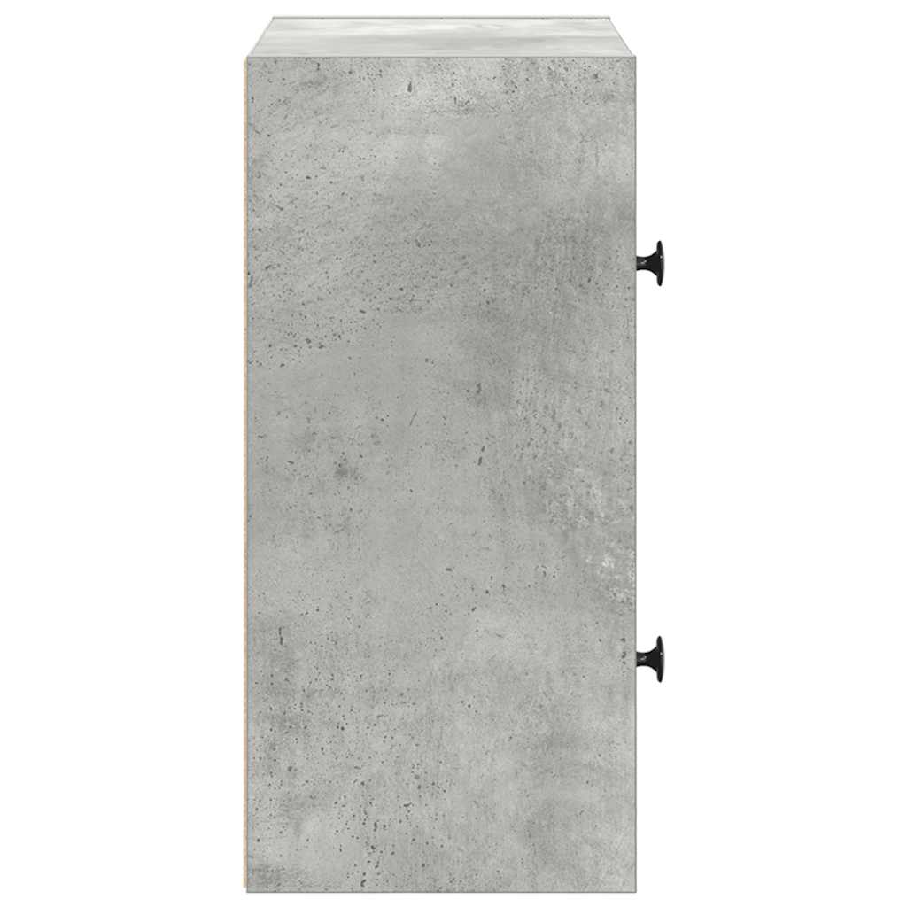 Libreria Grigio Cemento 40x24x52 cm in Legno Multistrato | homemem39