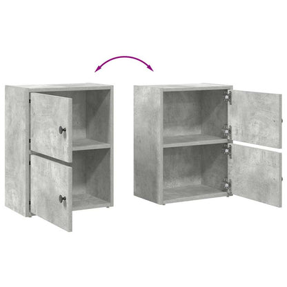 Libreria Grigio Cemento 40x24x52 cm in Legno Multistrato | homemem39
