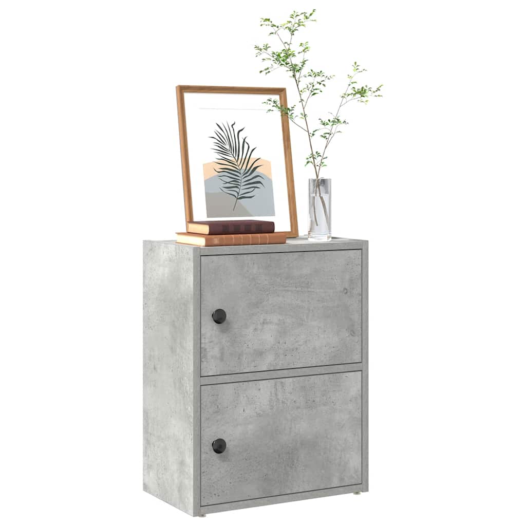 Libreria Grigio Cemento 40x24x52 cm in Legno Multistrato | homemem39