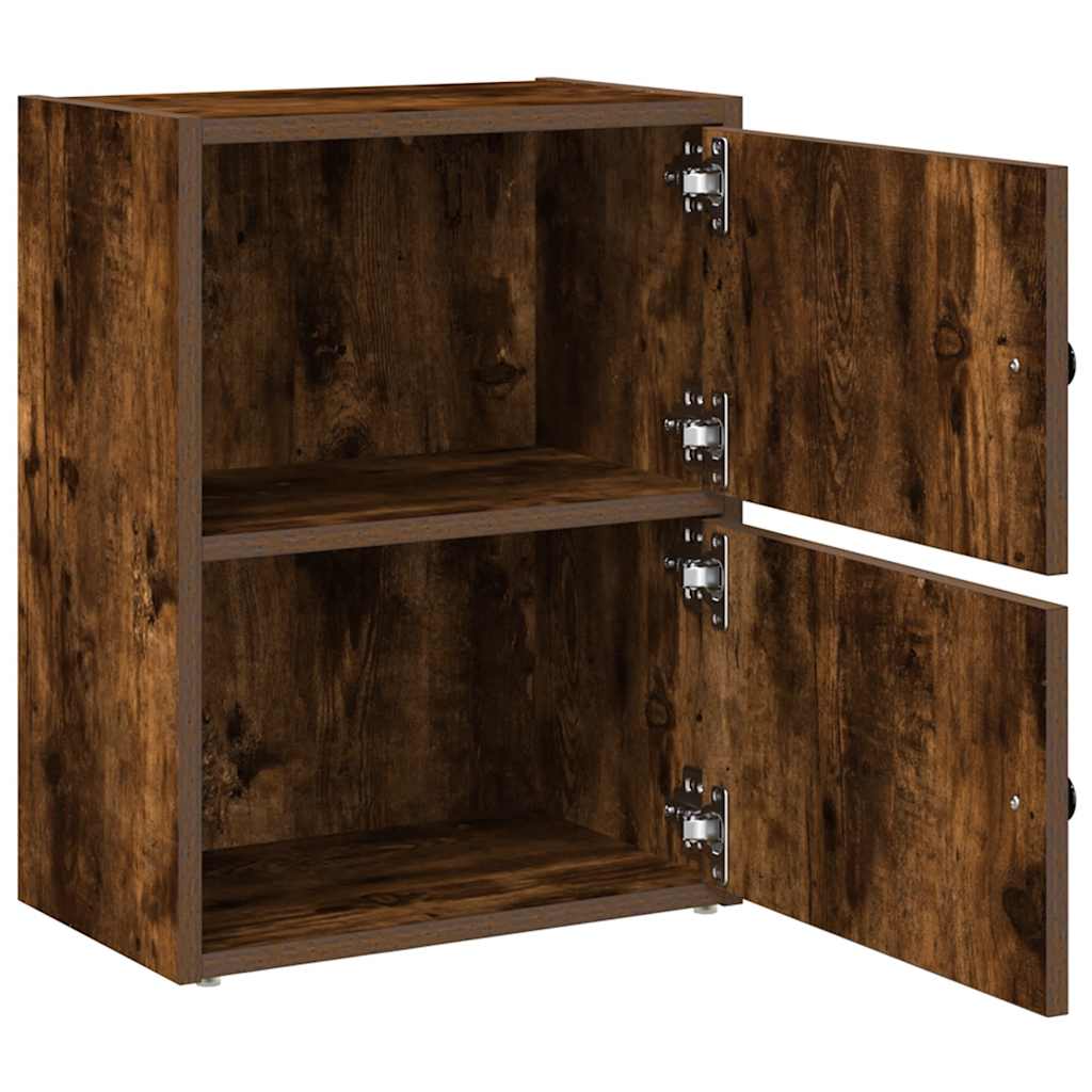 Libreria Rovere Fumo 40x24x52 cm in Legno Multistrato | homemem39