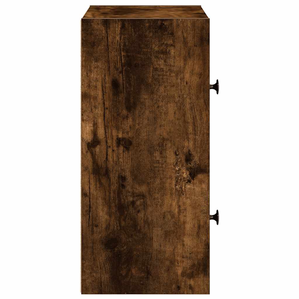 Libreria Rovere Fumo 40x24x52 cm in Legno Multistrato | homemem39