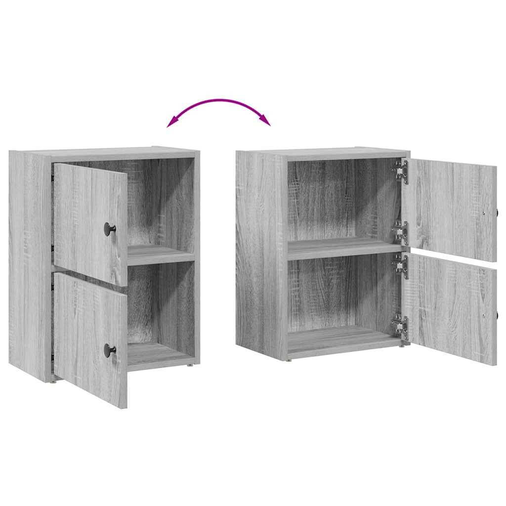 Libreria Grigio Sonoma 40x24x52 cm in Legno Multistrato | homemem39