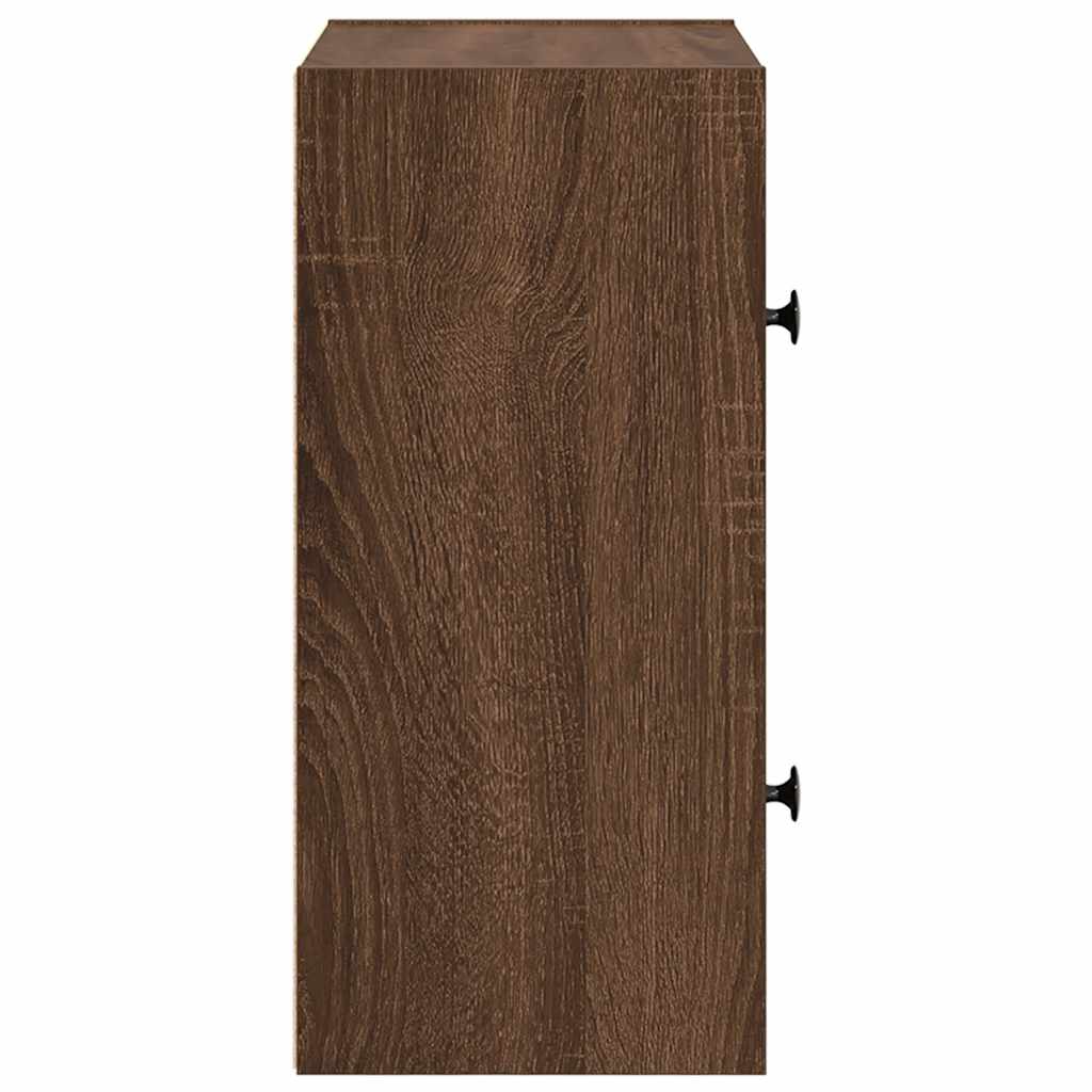 Libreria Rovere Marrone 40x24x52 cm in Legno Multistrato | homemem39