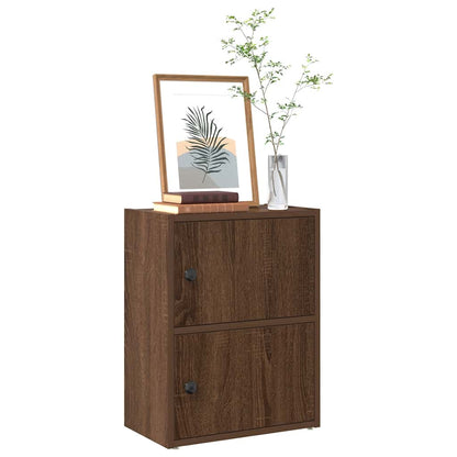 Libreria Rovere Marrone 40x24x52 cm in Legno Multistrato | homemem39