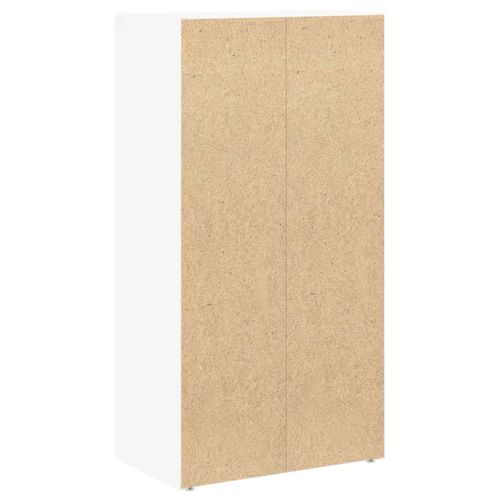 Libreria Bianca 40x24x77 cm in Legno Multistrato | homemem39